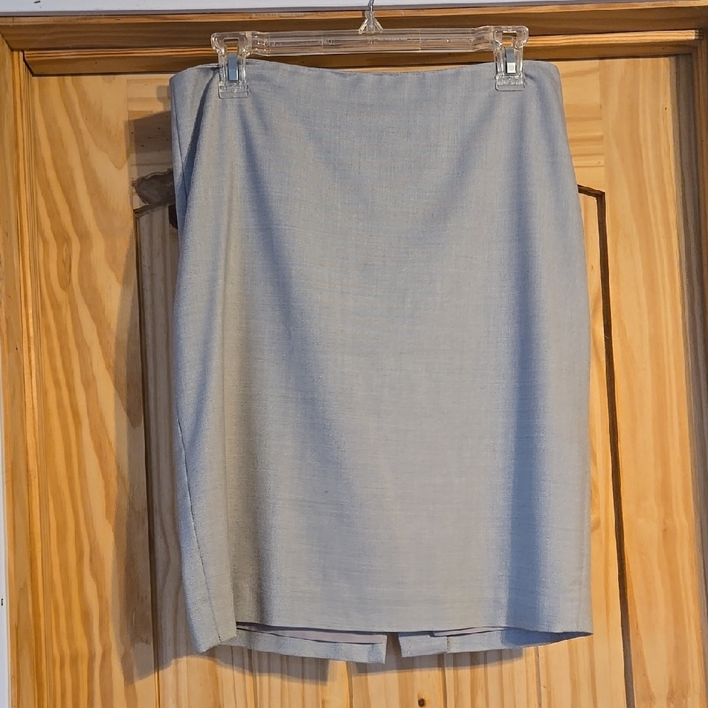 Light Gray Pencil Skirt for Work